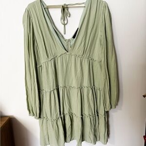 sage green sundress
